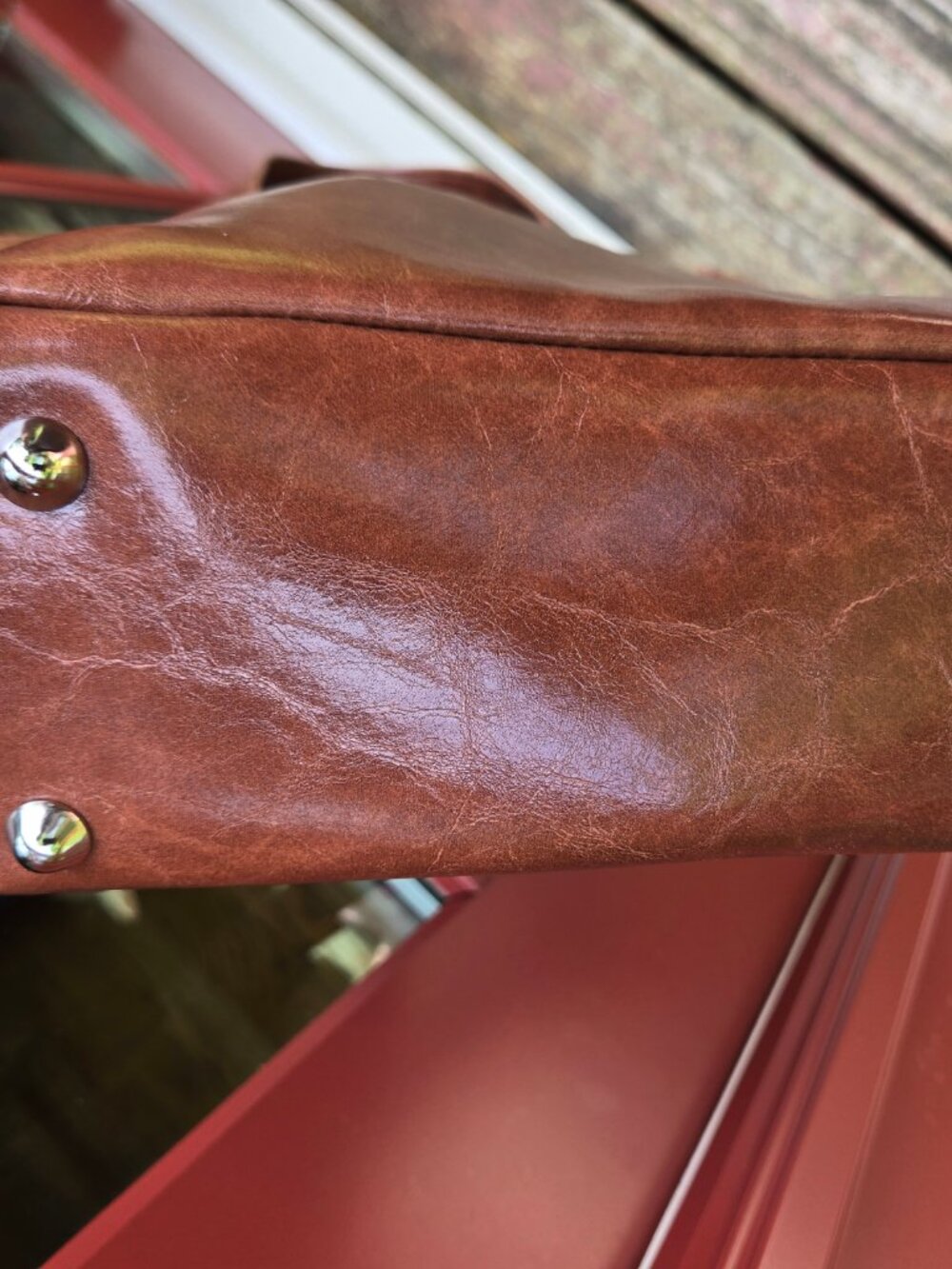 Mini Troubadour Tote/Crossbody VEGAN - includes mini LD Keyfinder keychain! - Picture 4 of 9